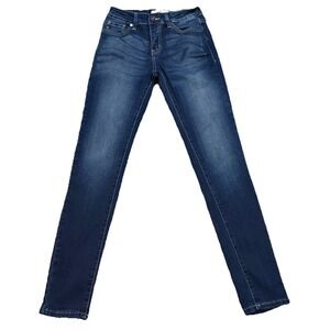 KanCan Women's Skinny Jeans Size 7/27 Dark Wash Stretch Mid Rise 27x30